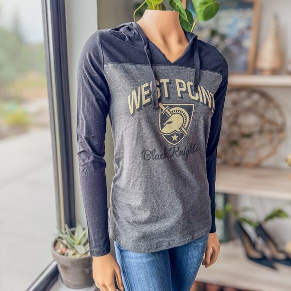NWT-Camp David West Point Army Black Nights Hooded Long Sleeve Tee-Women's Small - Picture 4 of 9